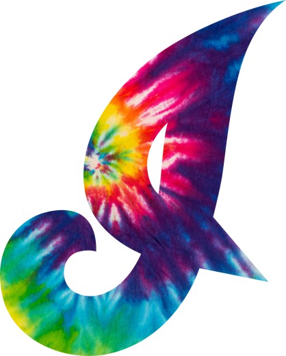 Cleveland Indians rainbow spiral tie-dye logo cricut iron on